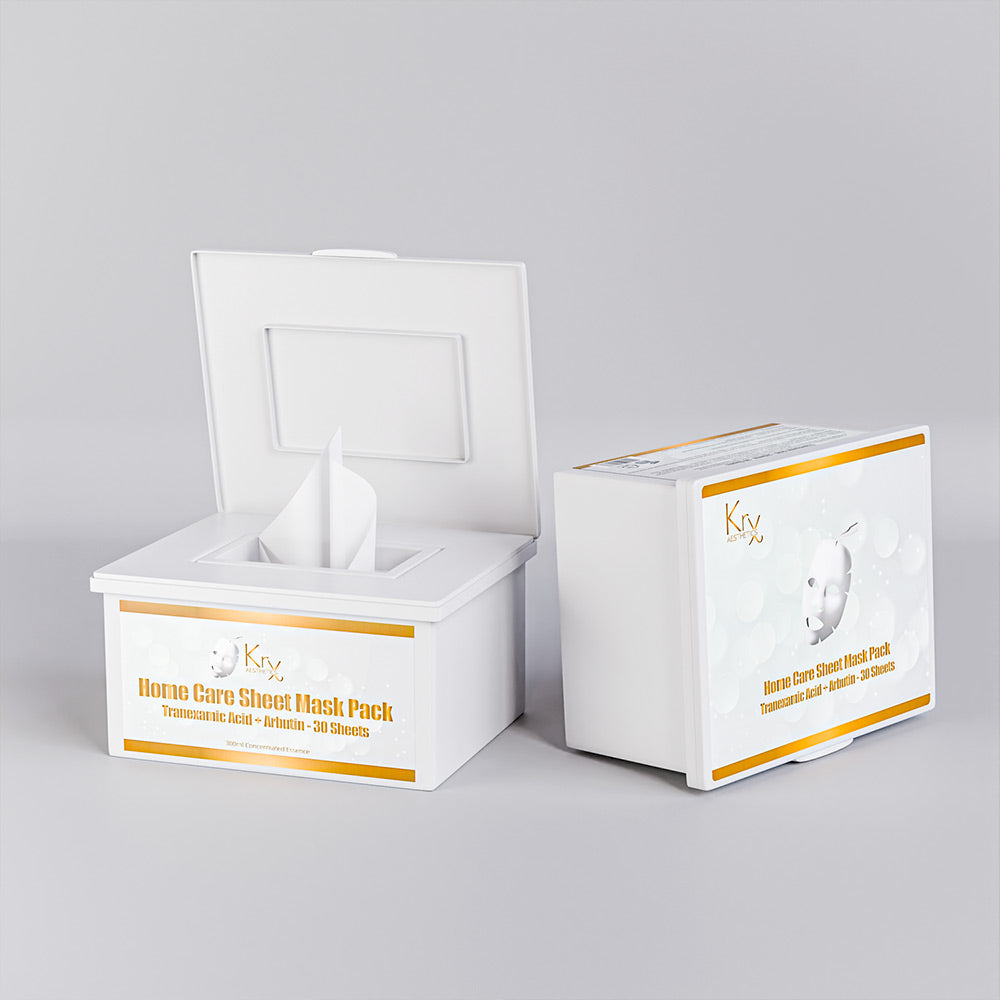 TRANEXAMIC ACID + ARBUTIN SHEET MASK PACK. 30 MASKAS